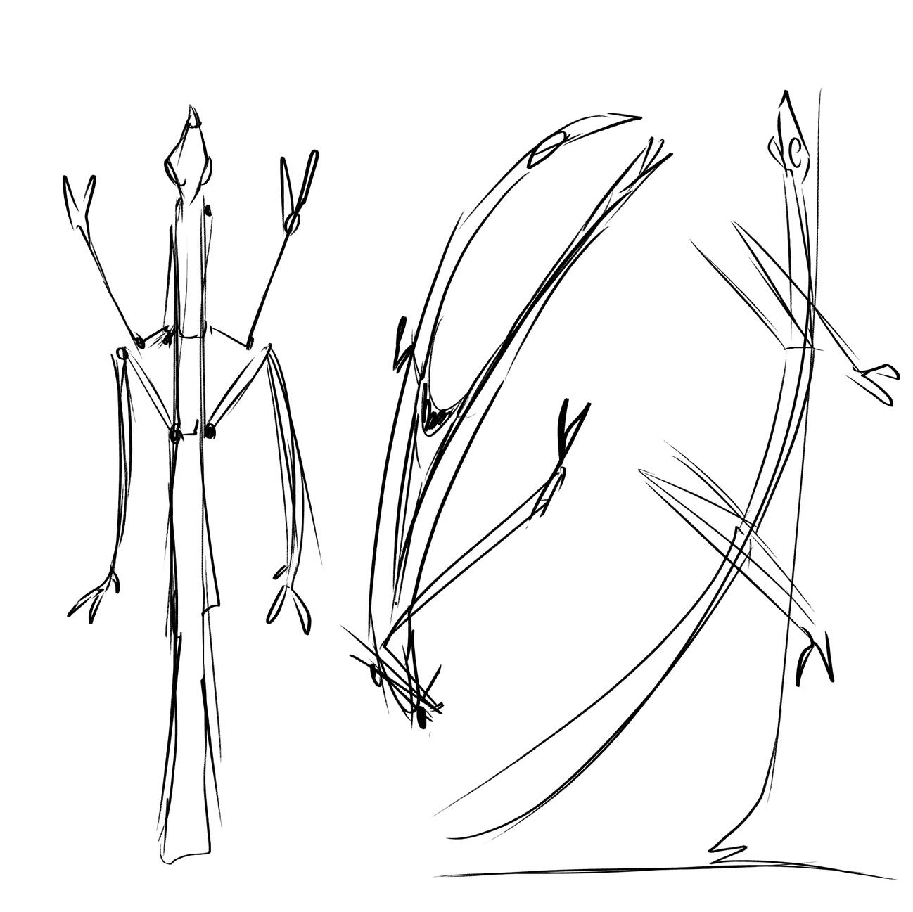 Bellowing Trees (insect concept)