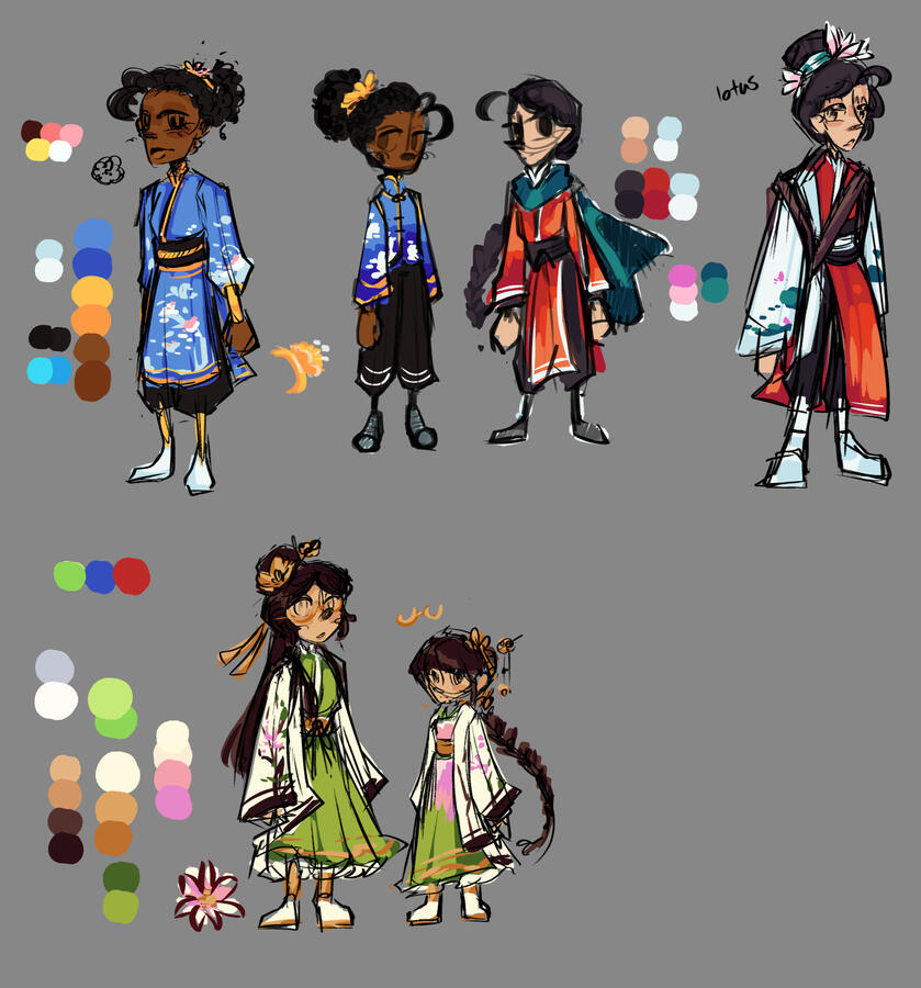 Original concept sketches